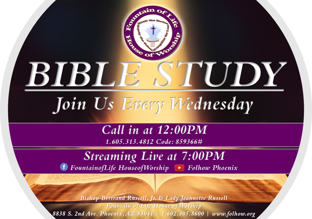 Join Us For Bible Study – FOLHOW