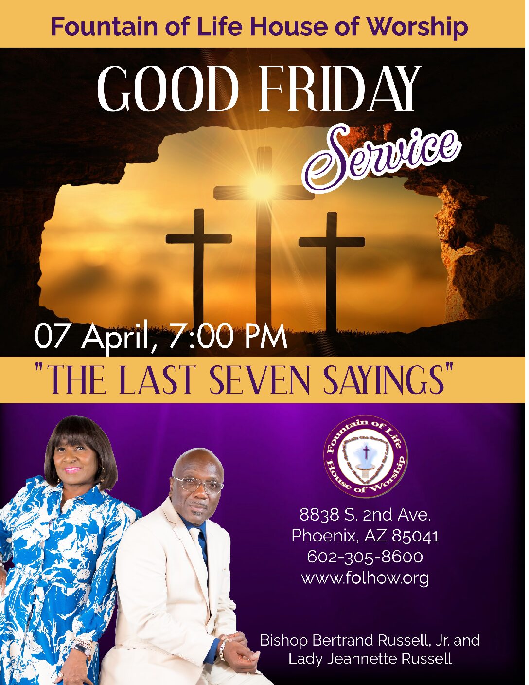 Good Friday Service - Apr. 7