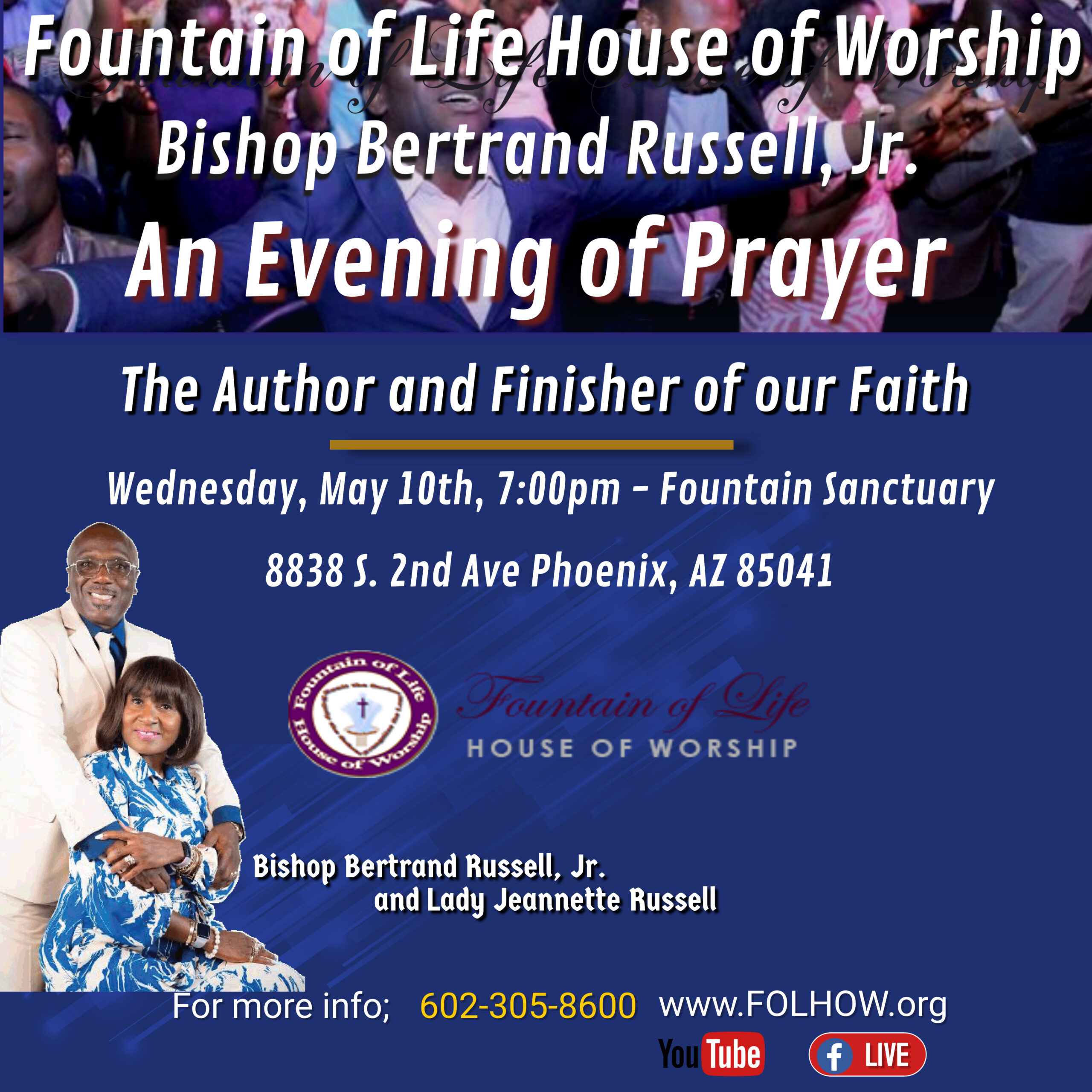 An Evening of Prayer - May 10