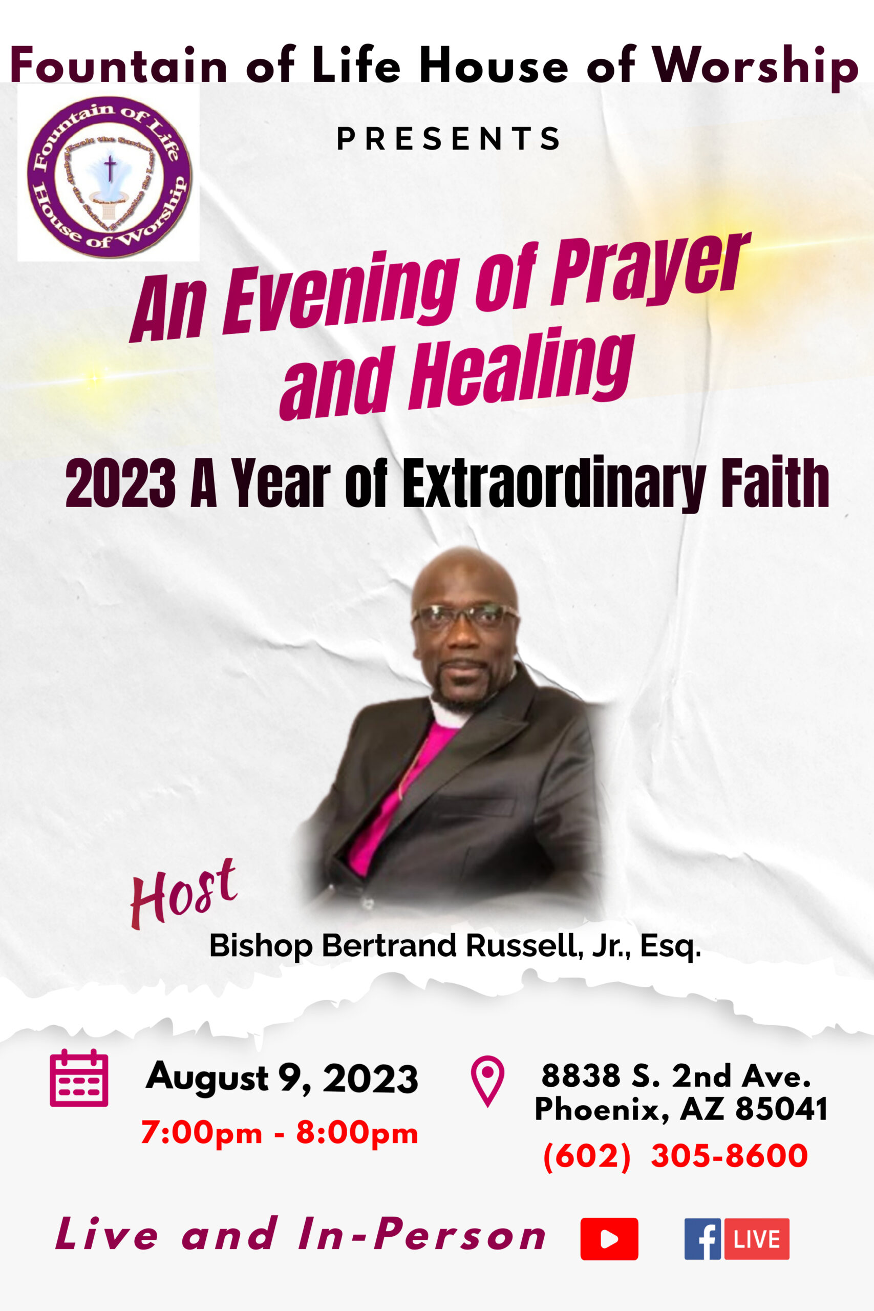 Prayer Conference - Aug. 9