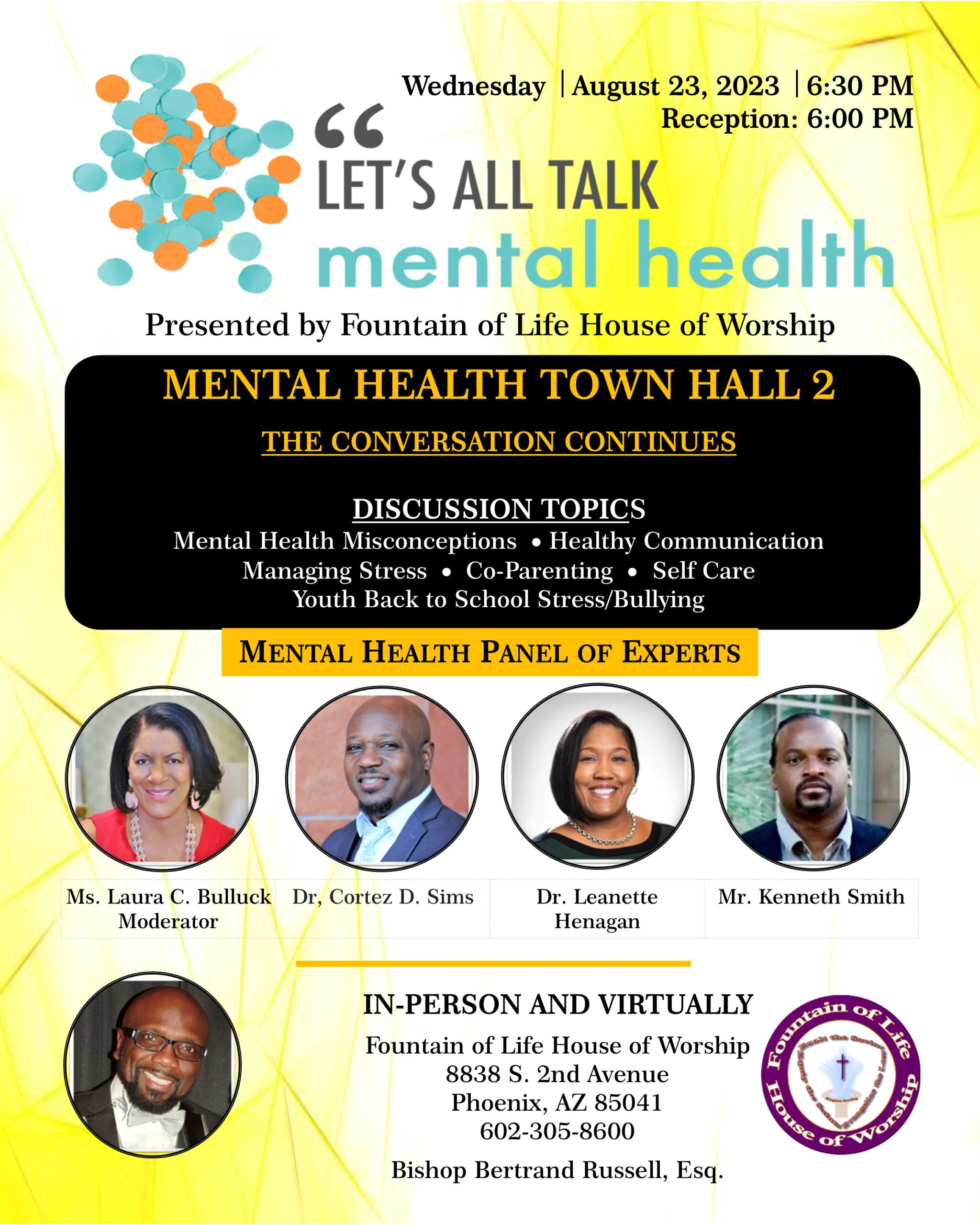 Mental Health II Town Hall - Aug. 23