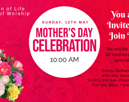 Mother's Day Celebration - May 12