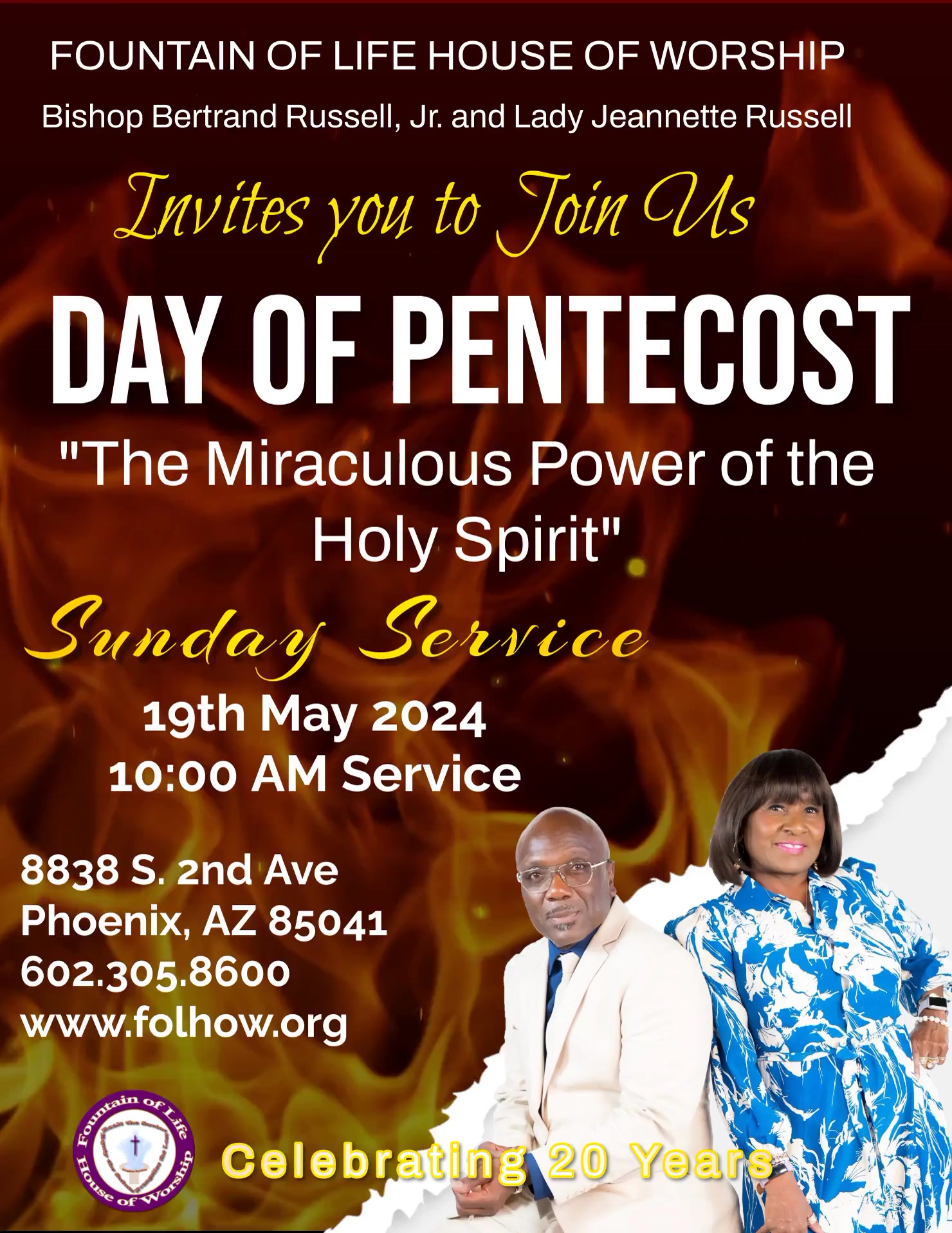 Day of Pentecost - May 19