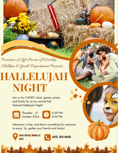 Hallelujah Night - Oct. 31