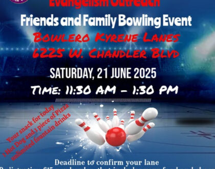 Friends and Family Bowling Event - Jun. 21