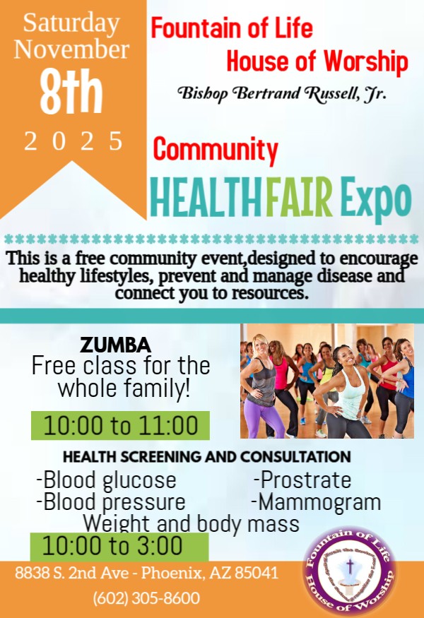 Community Health Fair Expo - Nov. 8