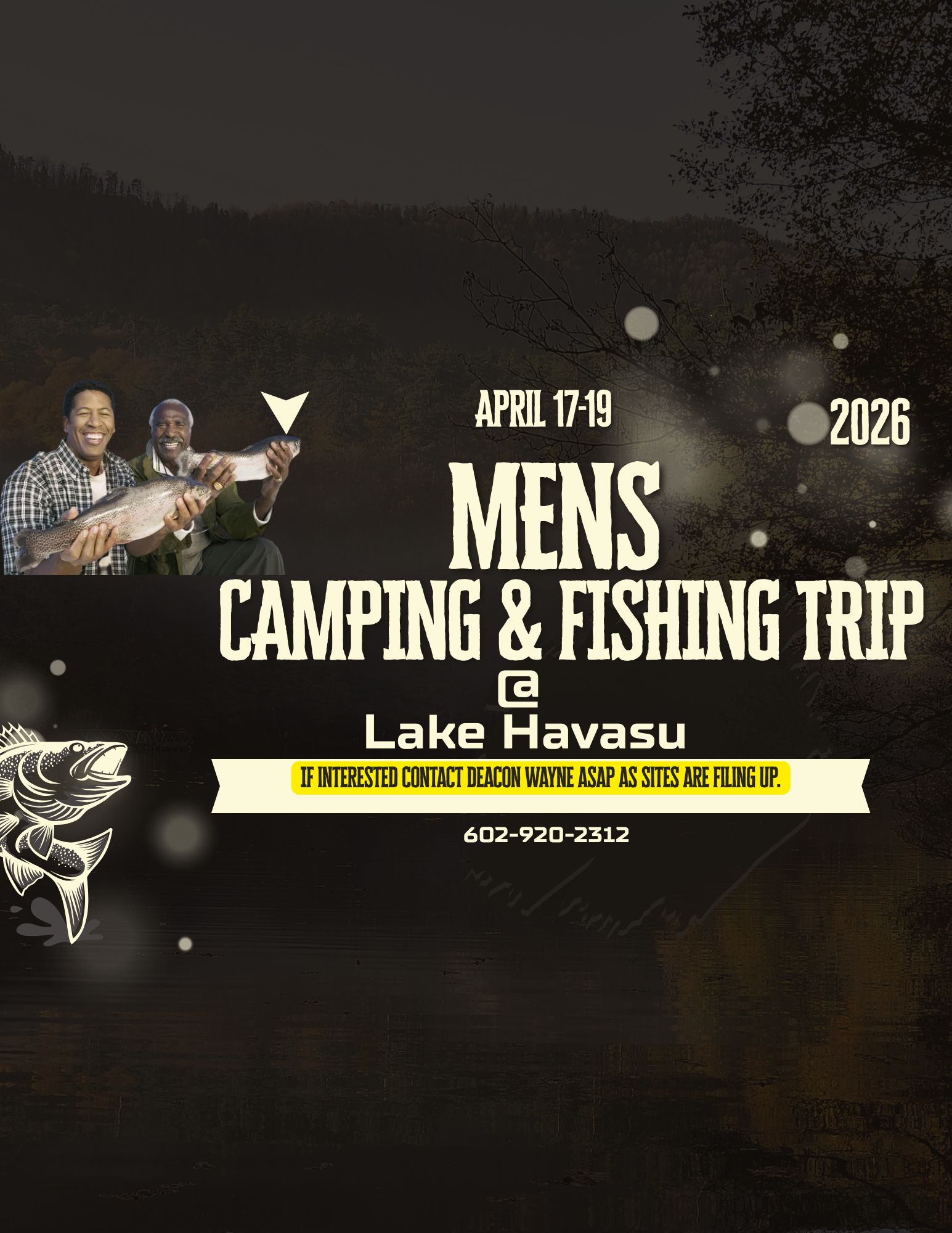 Men's Camping & Fishing Trip - Apr. 17-19