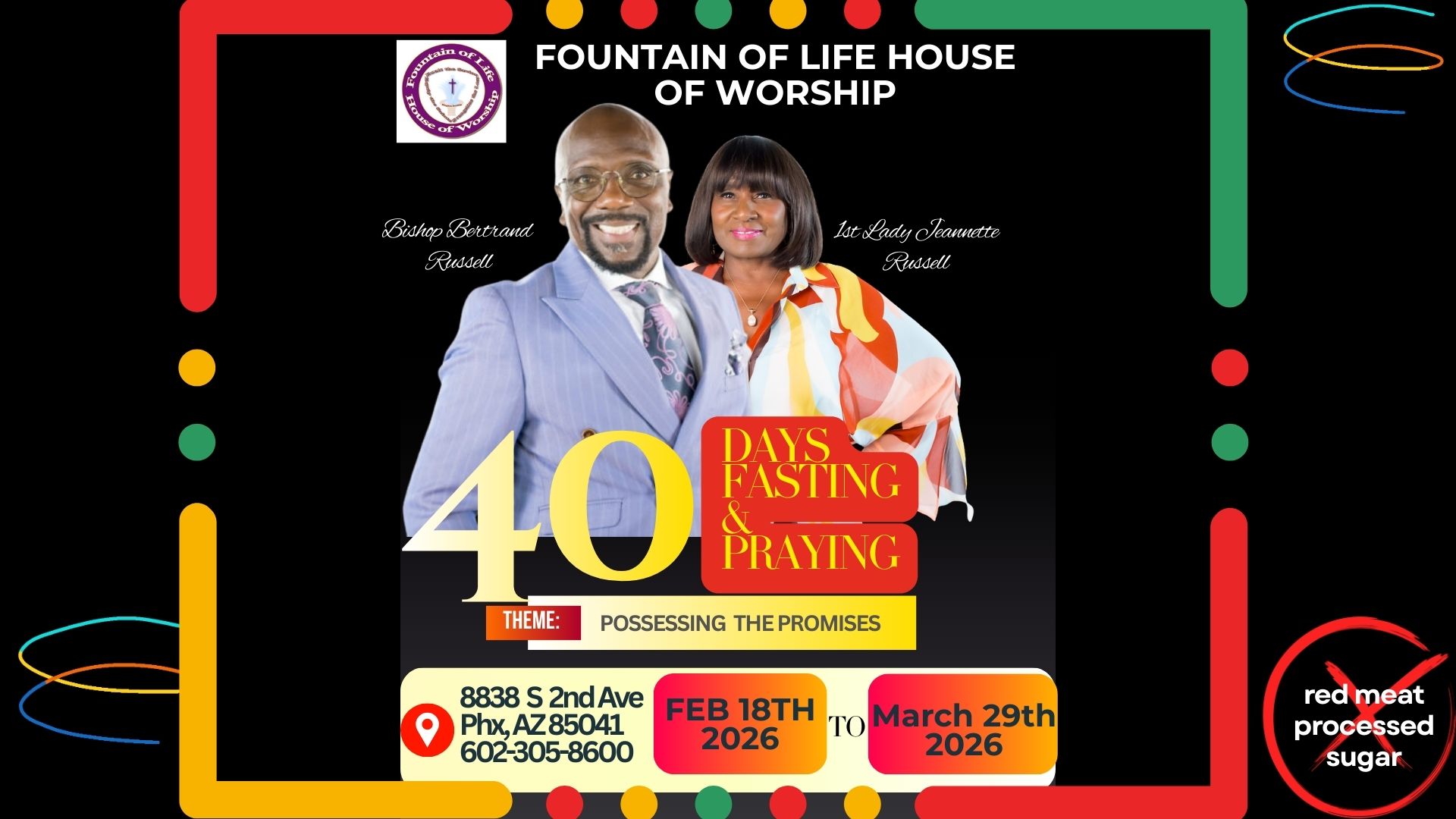 40 Days Fasting & Praying