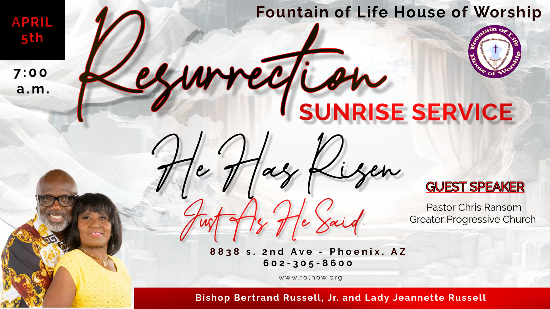 Resurrection Sunrise Service