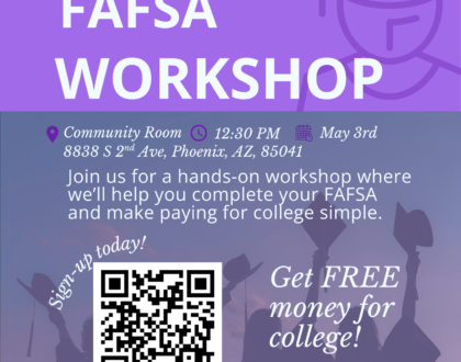 FAFSA Workshop - May 3