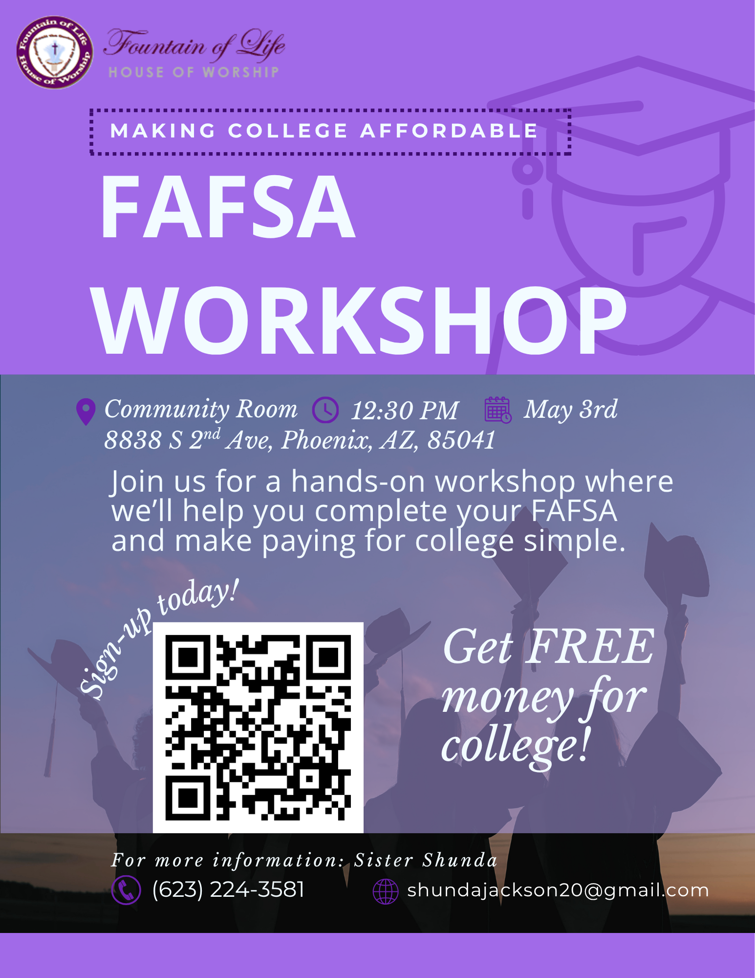 FAFSA Workshop - May 3