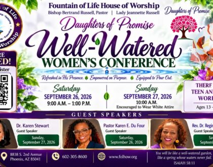 Well-Watered Women's Conference - Sept. 26-27
