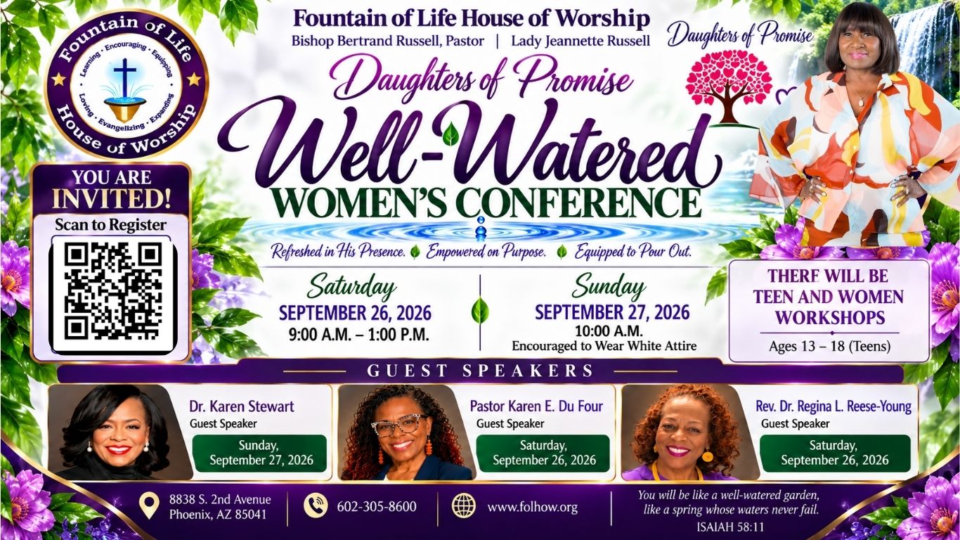 Well-Watered Women's Conference - Sept. 26-27