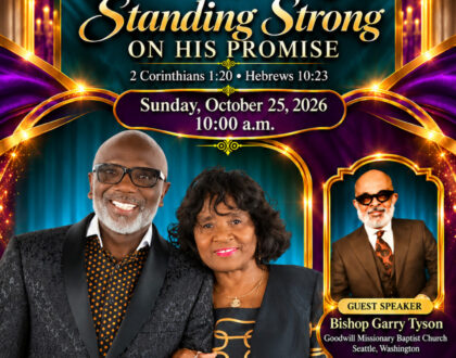 22nd Church & Pastoral Anniversary - Oct. 25
